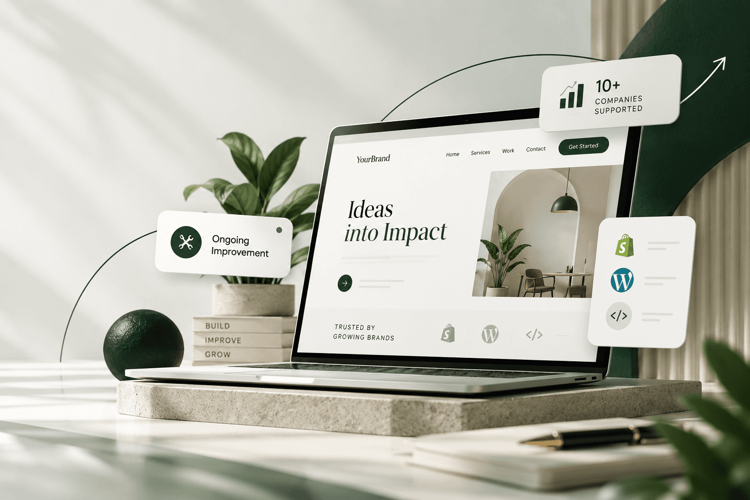 Website maintenance and improvement project